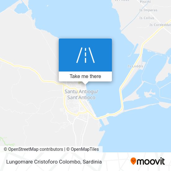 Lungomare Cristoforo Colombo map