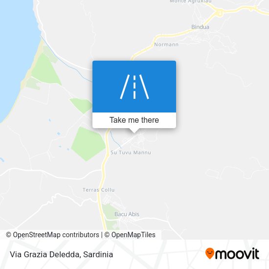 Via Grazia Deledda map