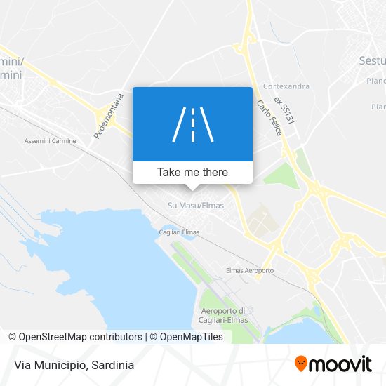 Via Municipio map