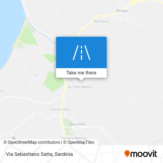 Via Sebastiano Satta map