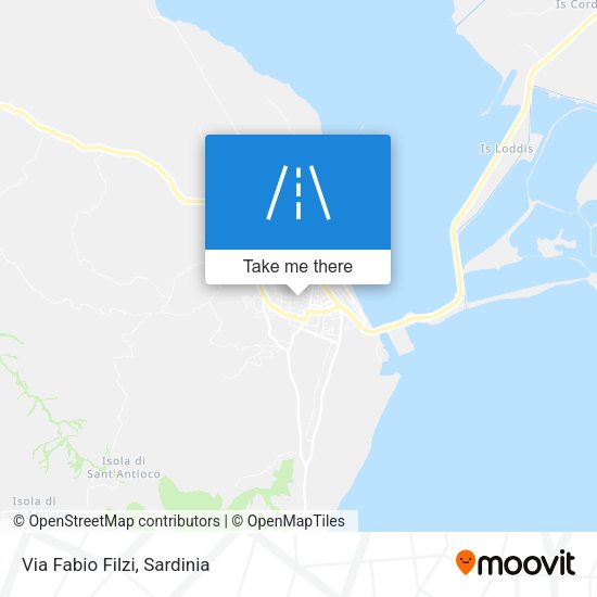 Via Fabio Filzi map