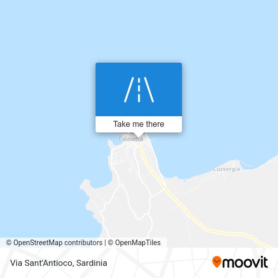 Via Sant'Antioco map