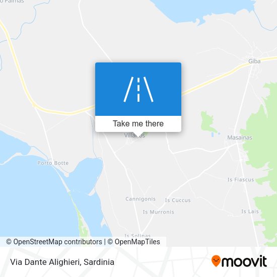 Via Dante Alighieri map