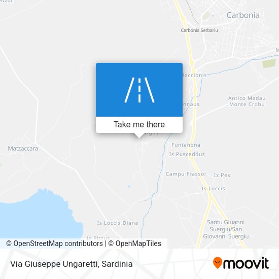 Via Giuseppe Ungaretti map