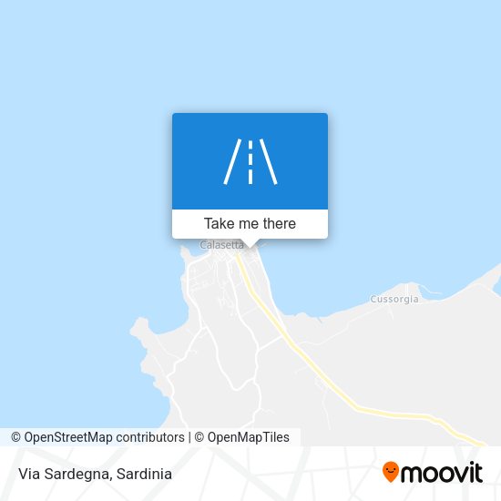 Via Sardegna map
