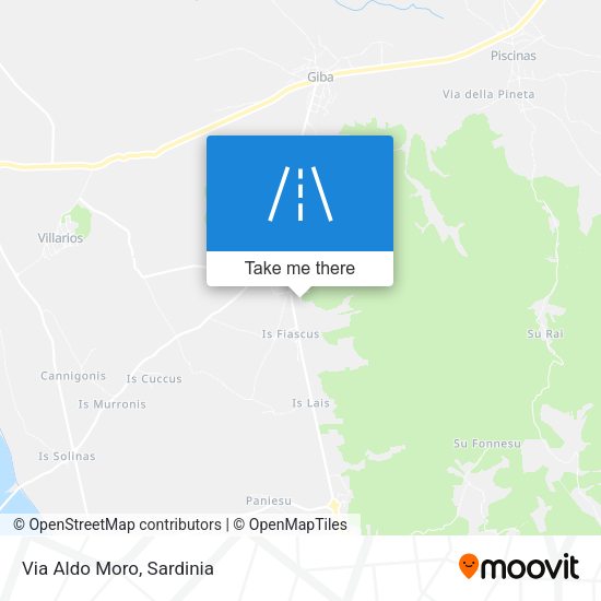 Via Aldo Moro map