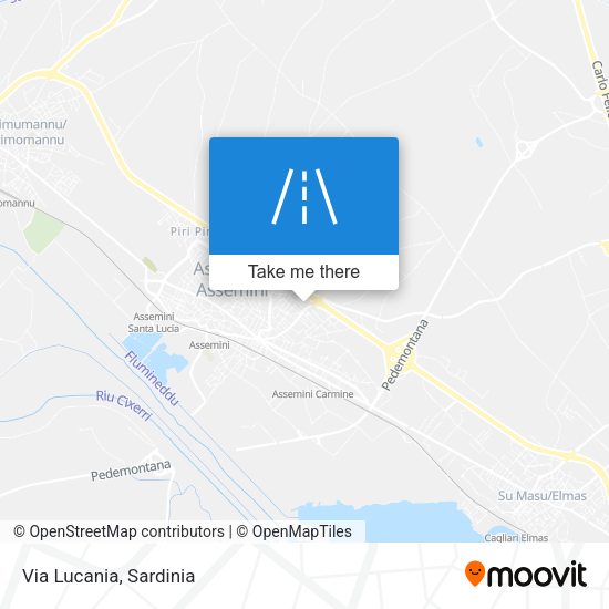 Via Lucania map