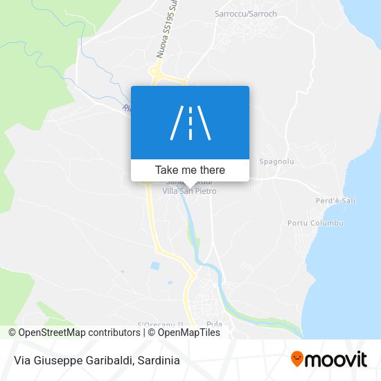 Via Giuseppe Garibaldi map
