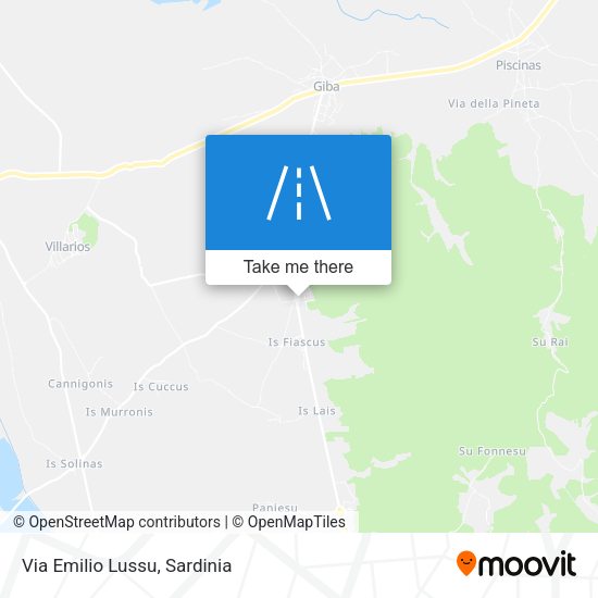 Via Emilio Lussu map