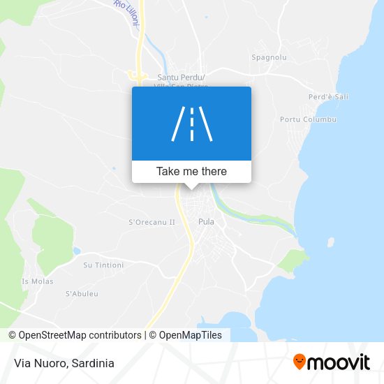 Via Nuoro map