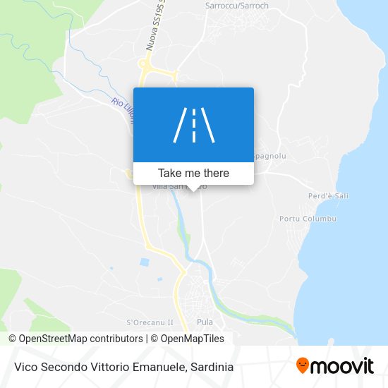 Vico Secondo Vittorio Emanuele map