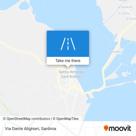 Via Dante Alighieri map