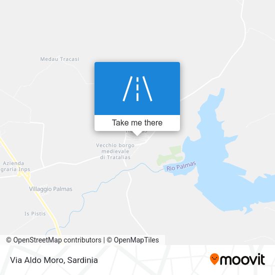 Via Aldo Moro map