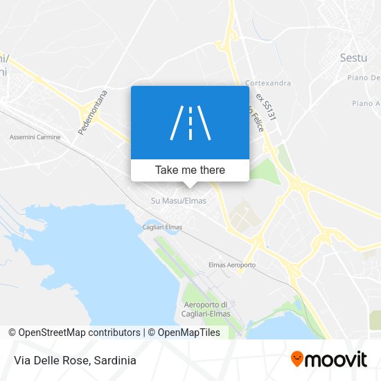 Via Delle Rose map