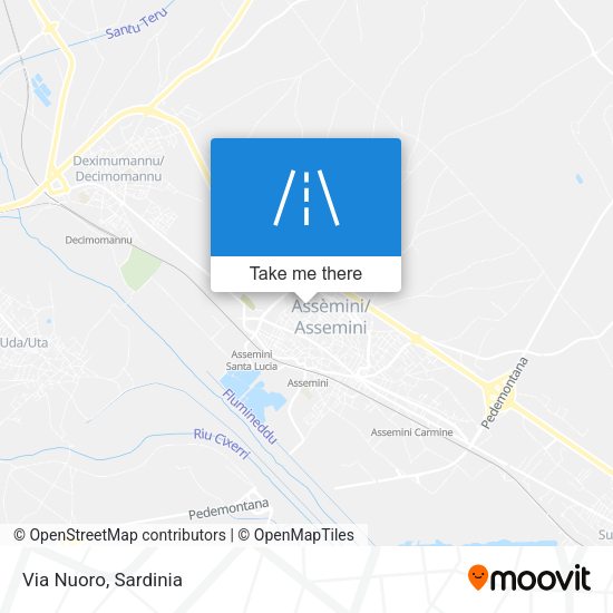Via Nuoro map