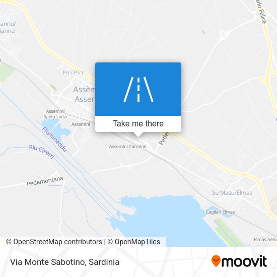 Via Monte Sabotino map