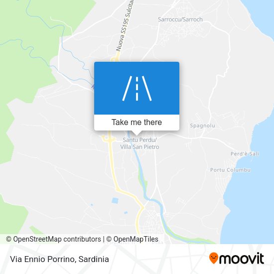 Via Ennio Porrino map