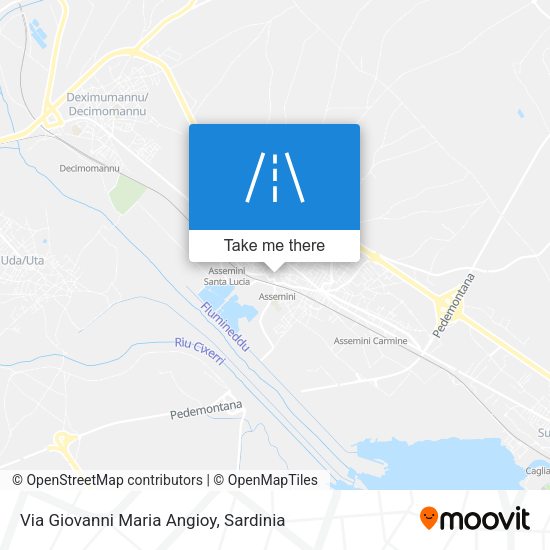 Via Giovanni Maria Angioy map