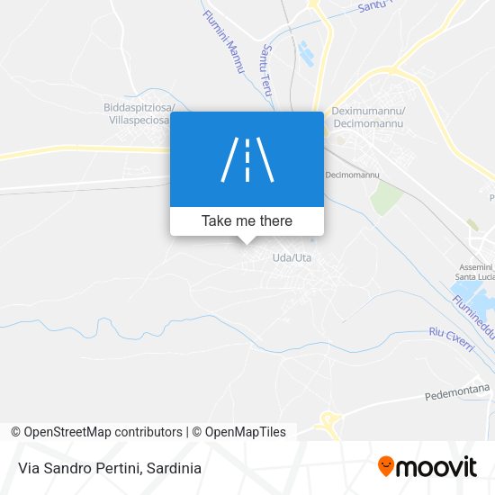 Via Sandro Pertini map