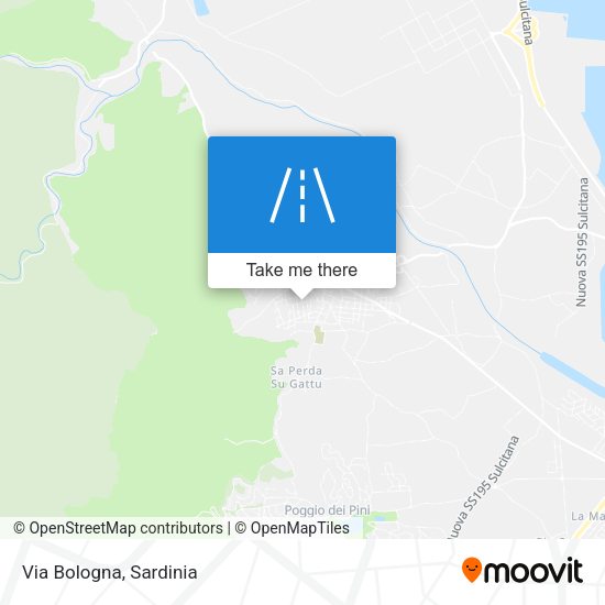 Via Bologna map