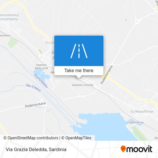 Via Grazia Deledda map