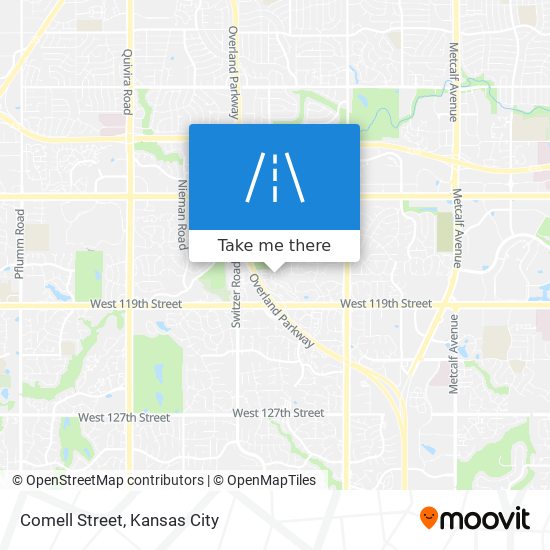 Comell Street map