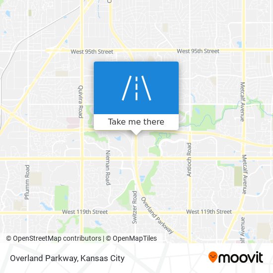 Overland Parkway map