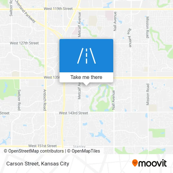 Carson Street map