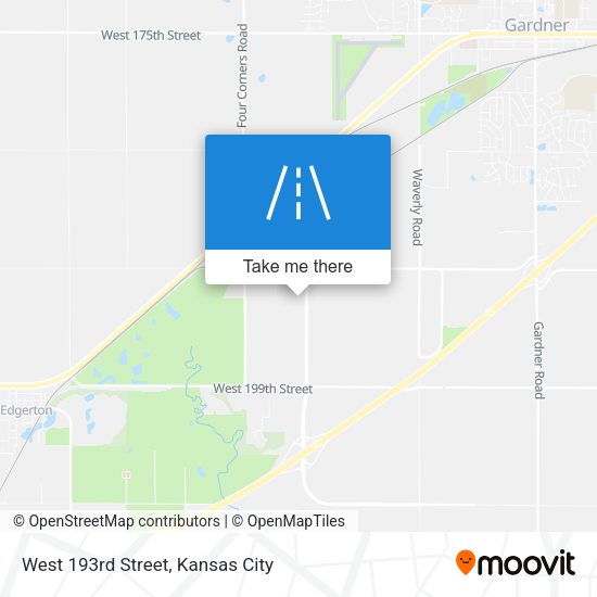 West 193rd Street map