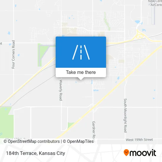184th Terrace map