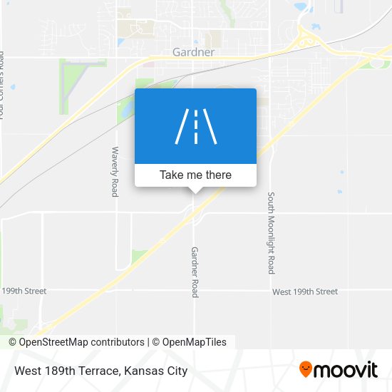 West 189th Terrace map