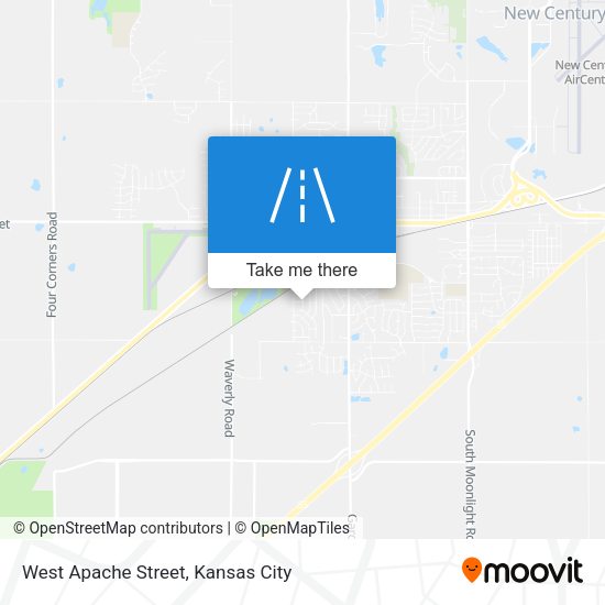 West Apache Street map