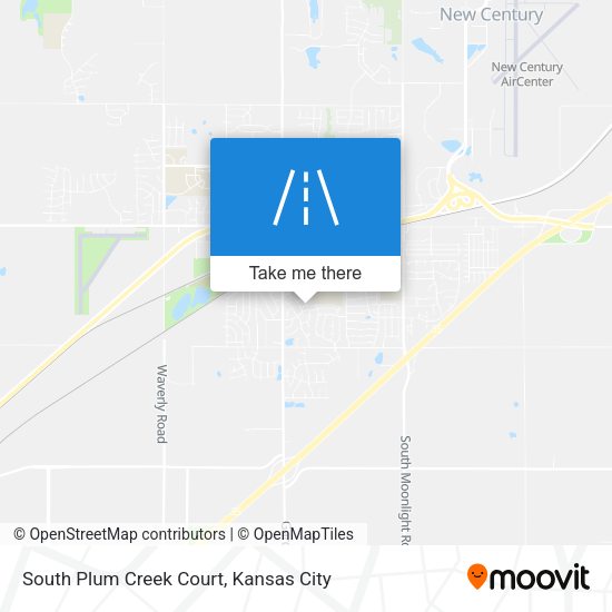 Mapa de South Plum Creek Court