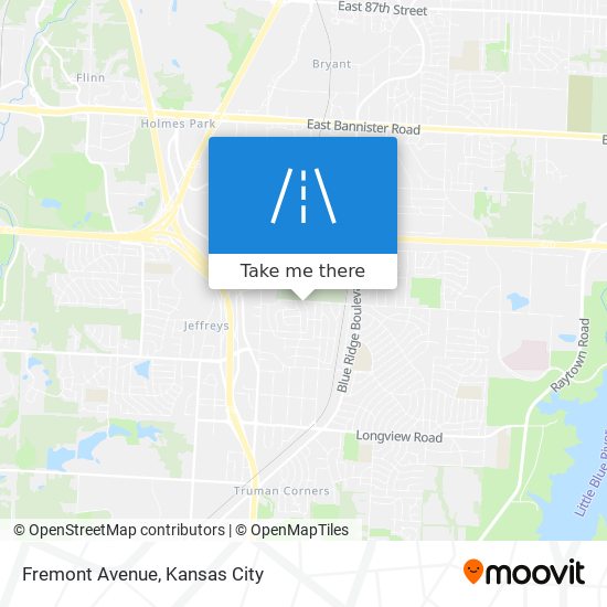 Mapa de Fremont Avenue