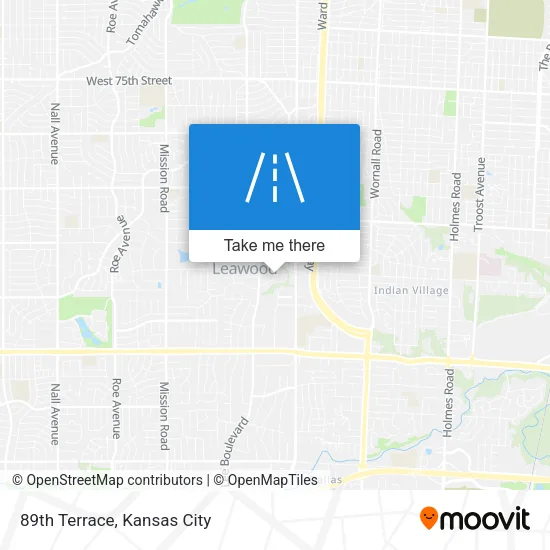89th Terrace map