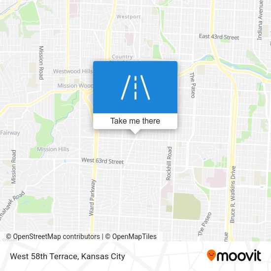 Mapa de West 58th Terrace