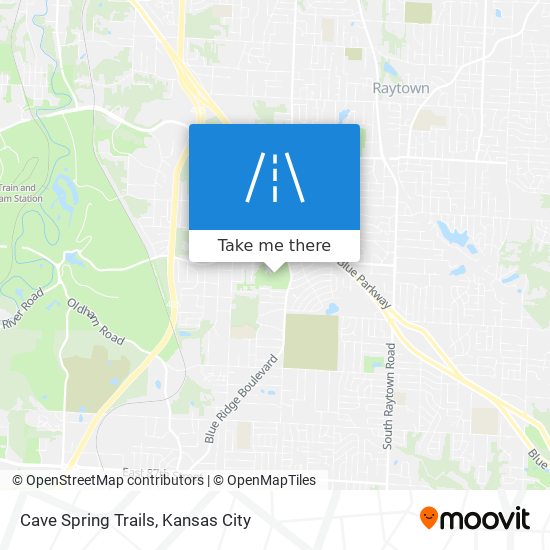 Mapa de Cave Spring Trails