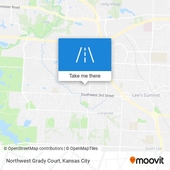 Mapa de Northwest Grady Court