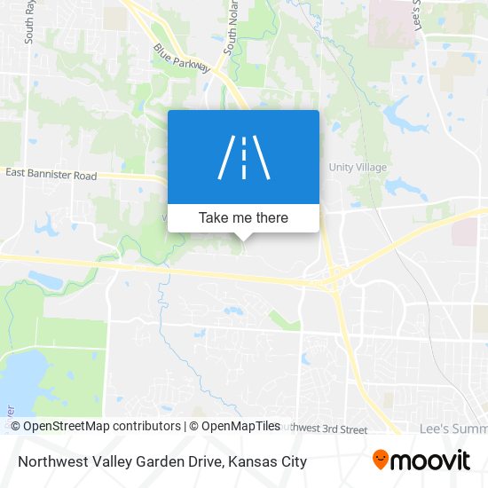 Northwest Valley Garden Drive map