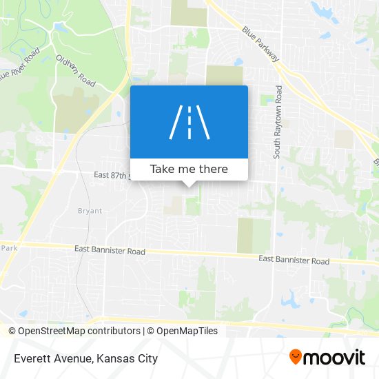 Mapa de Everett Avenue