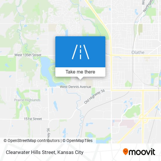 Clearwater Hills Street map