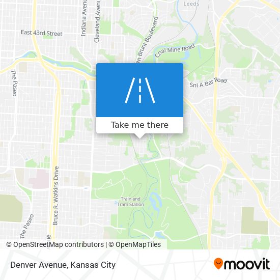 Denver Avenue map