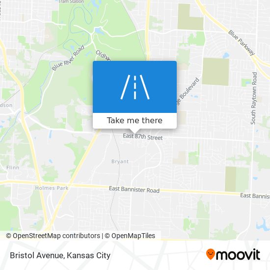 Mapa de Bristol Avenue