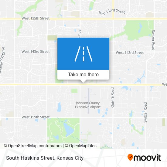 Mapa de South Haskins Street