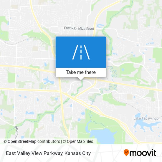 East Valley View Parkway map