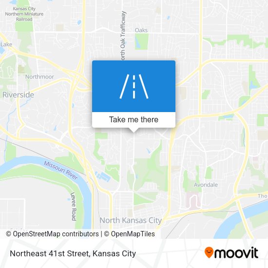 Northeast 41st Street map