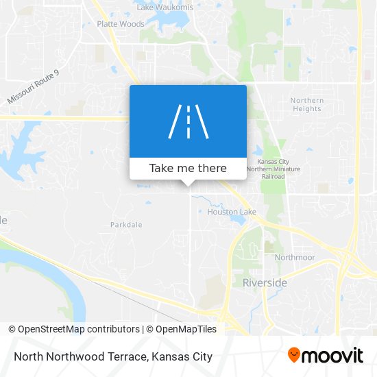 North Northwood Terrace map