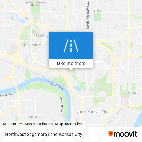 Northwest Sagamore Lane map