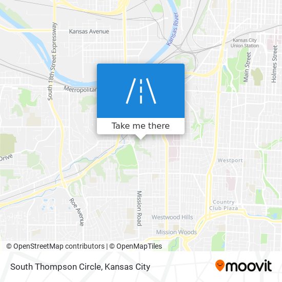 Mapa de South Thompson Circle