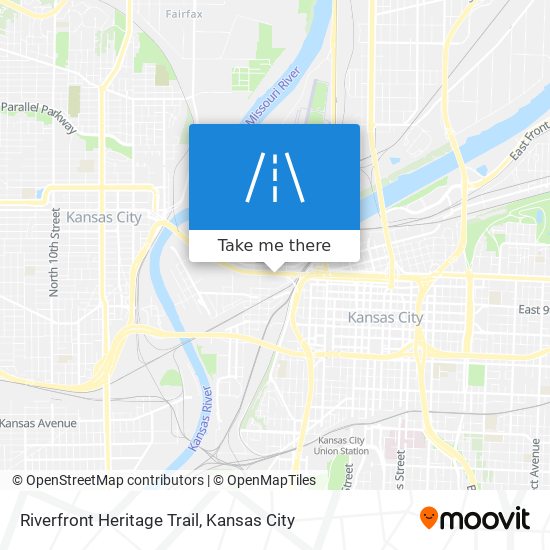 Mapa de Riverfront Heritage Trail